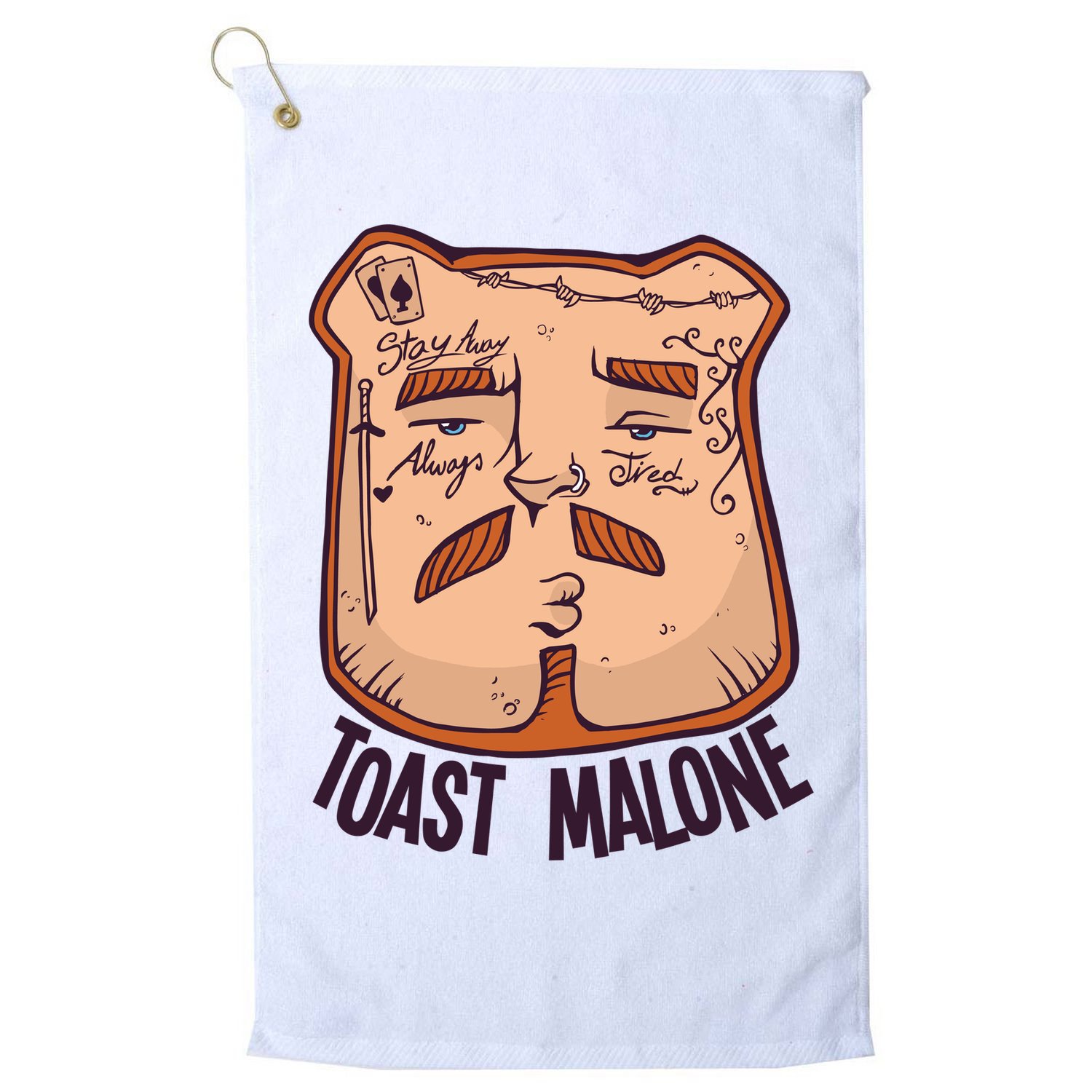 Toast Malone Golf Towel