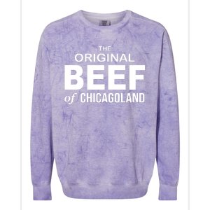 The Original Beef Of Chicago Land Colorblast Crewneck Sweatshirt