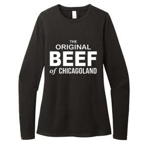 The Original Beef Of Chicago Land Womens CVC Long Sleeve Shirt