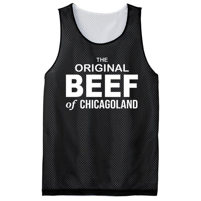 The Original Beef Of Chicago Land Mesh Reversible Basketball Jersey Tank