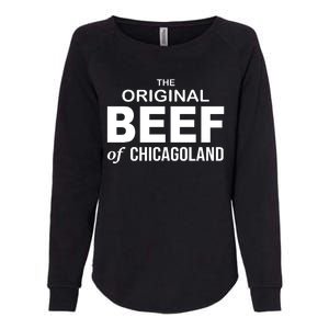 The Original Beef Of Chicago Land Womens California Wash Sweatshirt