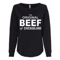 The Original Beef Of Chicago Land Womens California Wash Sweatshirt