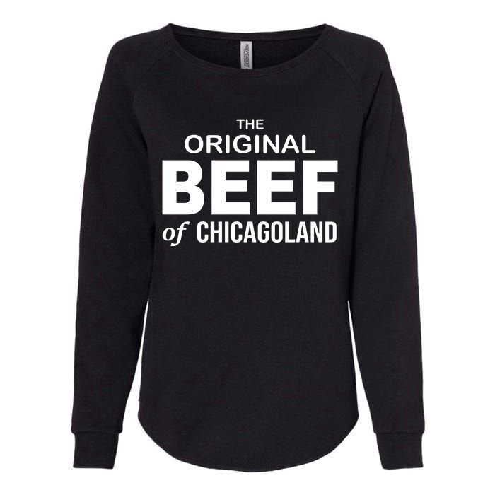 The Original Beef Of Chicago Land Womens California Wash Sweatshirt