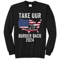 Take Our Border Back I Stand With Texas Truck Convoy 2024 Sweatshirt