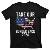 Take Our Border Back I Stand With Texas Truck Convoy 2024 T-Shirt