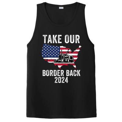 Take Our Border Back I Stand With Texas Truck Convoy 2024 PosiCharge Competitor Tank