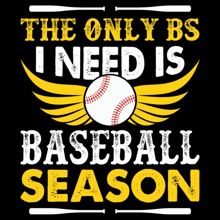 The Only BS I Need Is Baseball Season Vintage Visor
