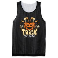 Trick Or Beer Funny Drinking Halloween Sweatshirt Mesh Reversible Basketball Jersey Tank