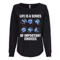 Types of Baseball Pitches Life Choices Pitcher Player Gift Womens California Wash Sweatshirt