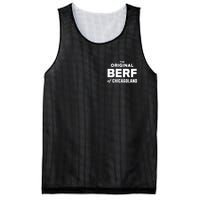 The Original Berf Of Chicagoland Funny Printing Mistake Mesh Reversible Basketball Jersey Tank