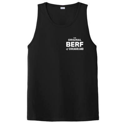 The Original Berf Of Chicagoland Funny Printing Mistake PosiCharge Competitor Tank