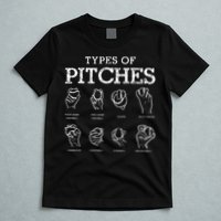 Types of Baseball Pitches Life Choices Pitcher Player T-Shirt