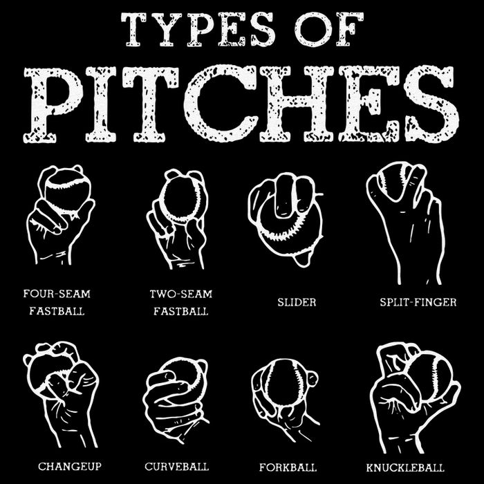 Types of Baseball Pitches Life Choices Pitcher Player Backpack