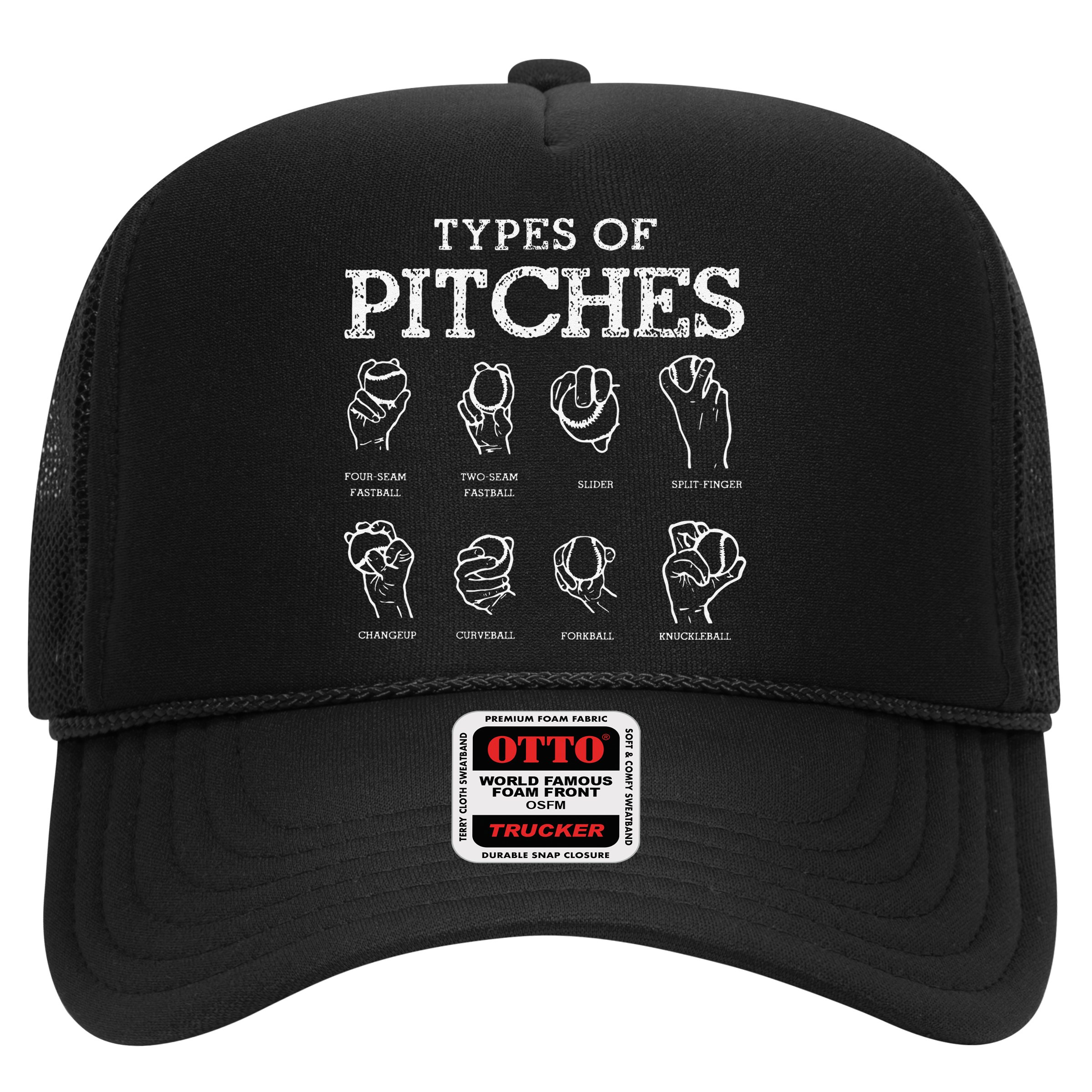 Types of Baseball Pitches Life Choices Pitcher Player Hat