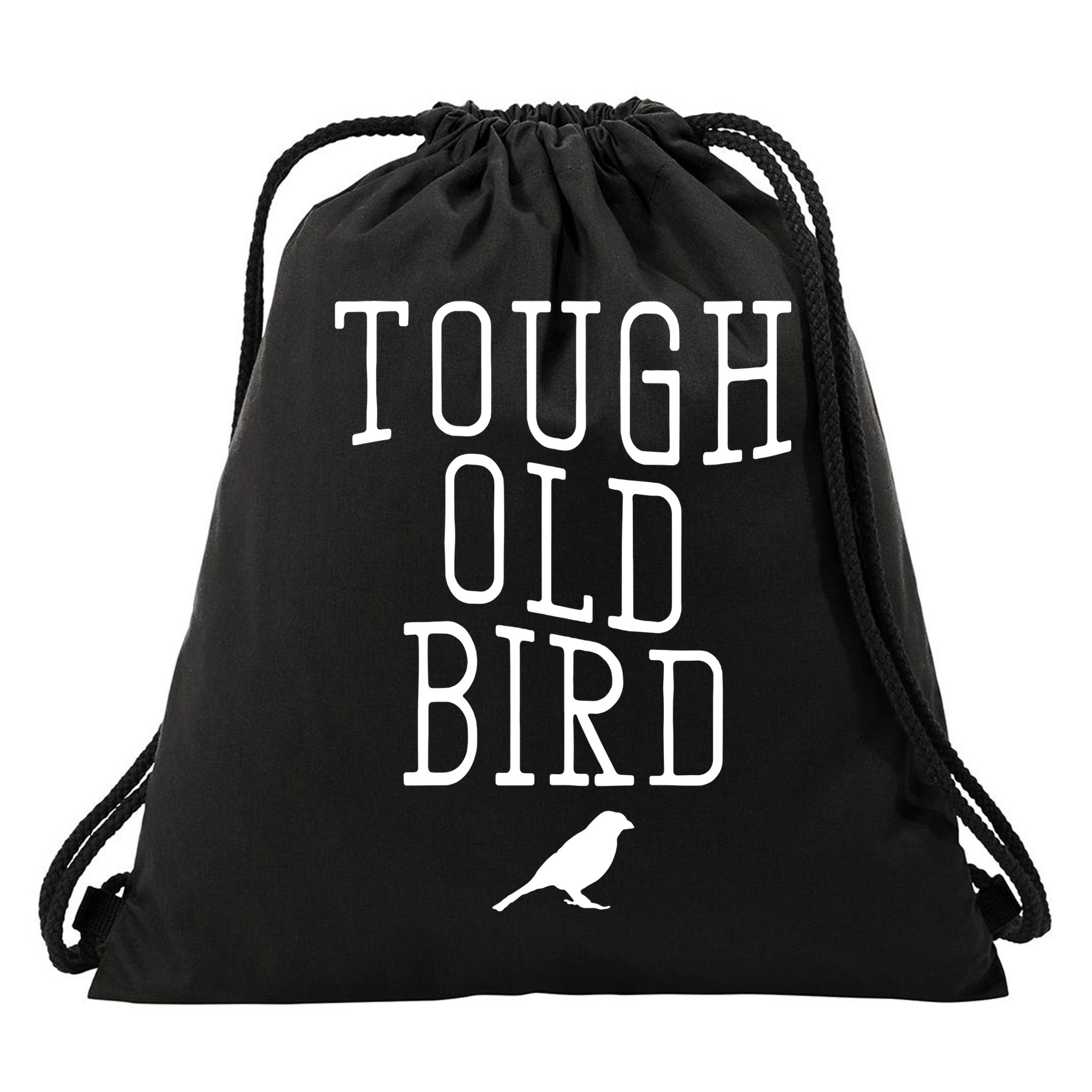 Tough Old Bird Drawstring Bag