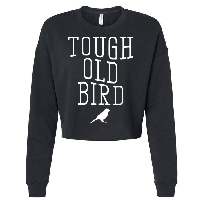 Tough Old Bird Cropped Pullover Crew