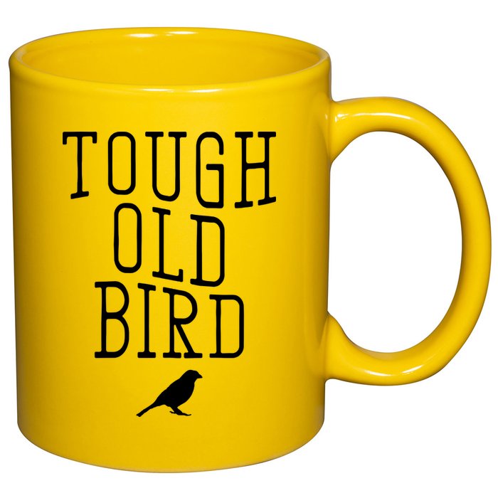 Tough Old Bird 11oz C Handle Ceramic Mug