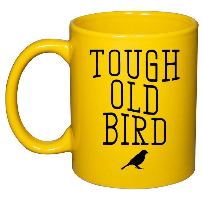 Tough Old Bird 11oz C Handle Ceramic Mug