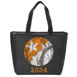 Tennessee Omaha Bound Knoxville Baseball Fan 2024 Zip Tote Bag