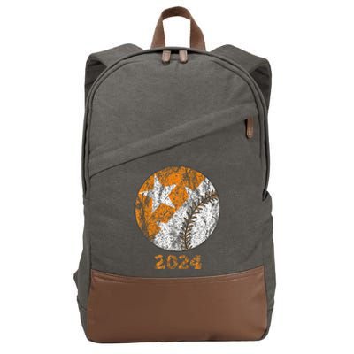 Tennessee Omaha Bound Knoxville Baseball Fan 2024 Cotton Canvas Backpack