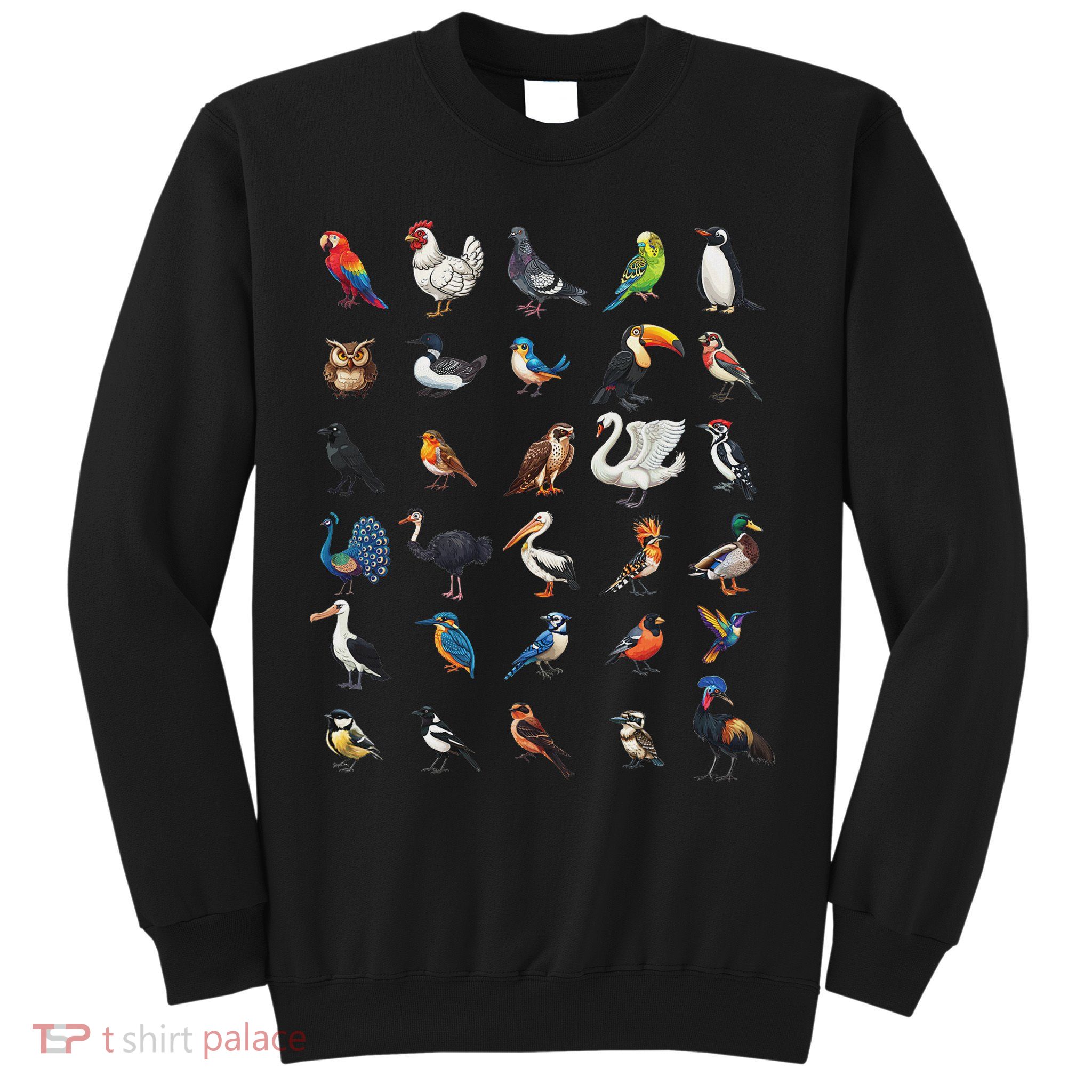 Types Of Birds Educational Sweatshirt