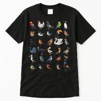 Types Of Birds Educational Tall T-Shirt