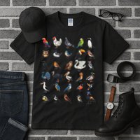 Types Of Birds Educational Tall T-Shirt