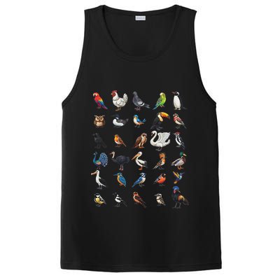 Types Of Birds Educational PosiCharge Competitor Tank