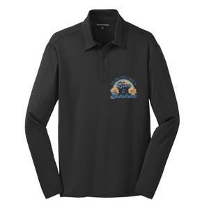 The Only B.S. I Need Is Beer & Sunshine Summer Vacay Trip Silk Touch Performance Long Sleeve Polo