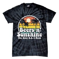 The Only BS I Need Is Beers and Sunshine Retro Beach Gift Tie-Dye T-Shirt