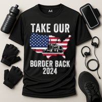 Take Our Border Back I Stand With Texas Truck Convoy 2024 I Support Texas 2024 Performance Shirt