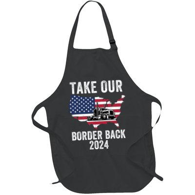 Take Our Border Back I Stand With Texas Truck Convoy 2024 I Support Texas 2024 Apron