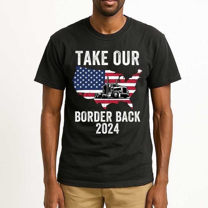 Take Our Border Back I Stand With Texas Truck Convoy 2024 I Support Texas 2024 Tall T-Shirt