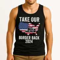 Take Our Border Back I Stand With Texas Truck Convoy 2024 I Support Texas 2024 Tank Top
