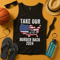 Take Our Border Back I Stand With Texas Truck Convoy 2024 I Support Texas 2024 Tank Top