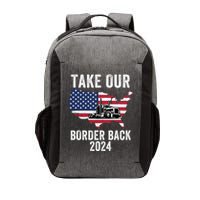 Take Our Border Back I Stand With Texas Truck Convoy 2024 I Support Texas 2024 Vector Backpack