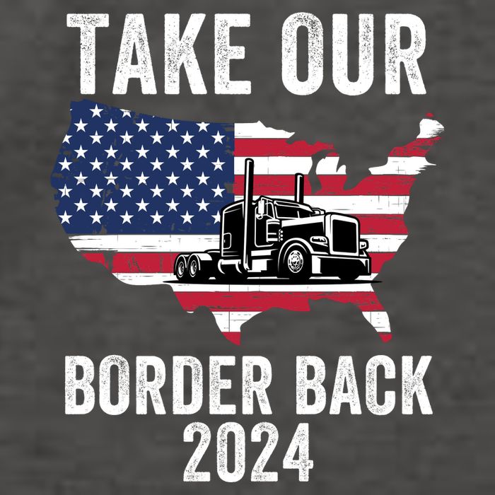 Take Our Border Back I Stand With Texas Truck Convoy 2024 I Support Texas 2024 Vector Backpack