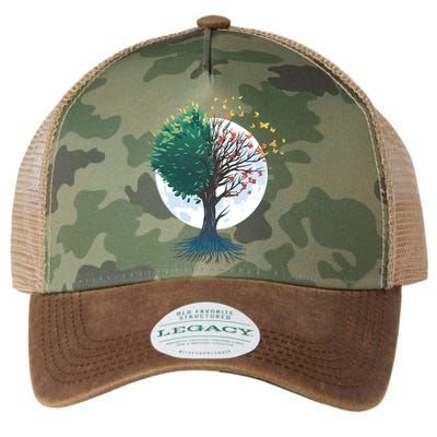 Tree Of Butterflies Legacy Tie Dye Trucker Hat