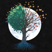 Tree Of Butterflies Ladies PosiCharge Tri-Blend Wicking Tank