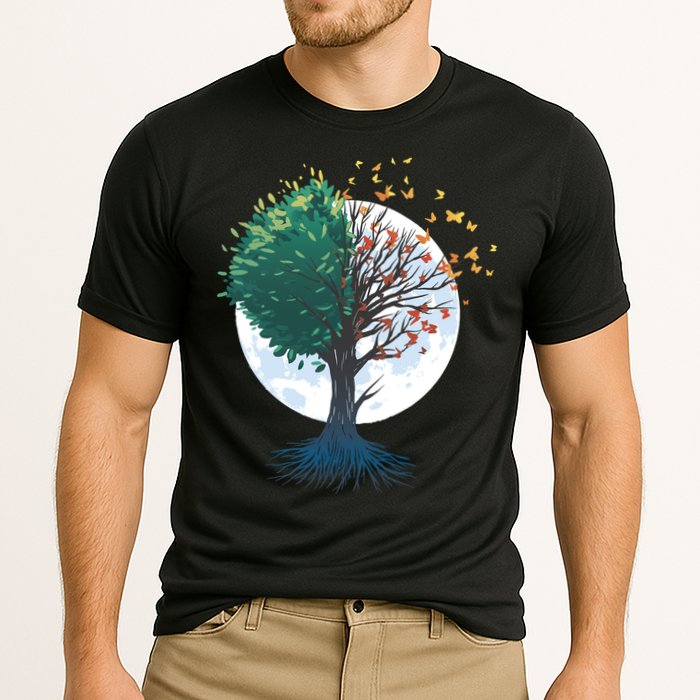 Tree Of Butterflies Performance Shirt
