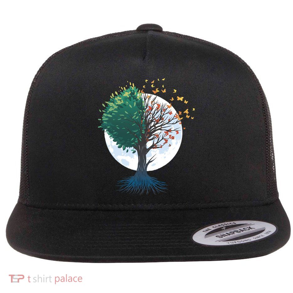 Tree Of Butterflies Flatbill Hat