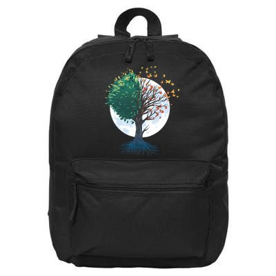 Tree Of Butterflies 16 in Basic Backpack