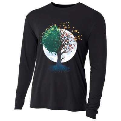 Tree Of Butterflies Cooling Performance Long Sleeve Crew