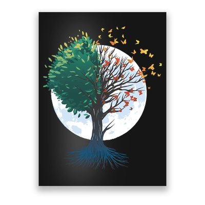 Tree Of Butterflies Poster