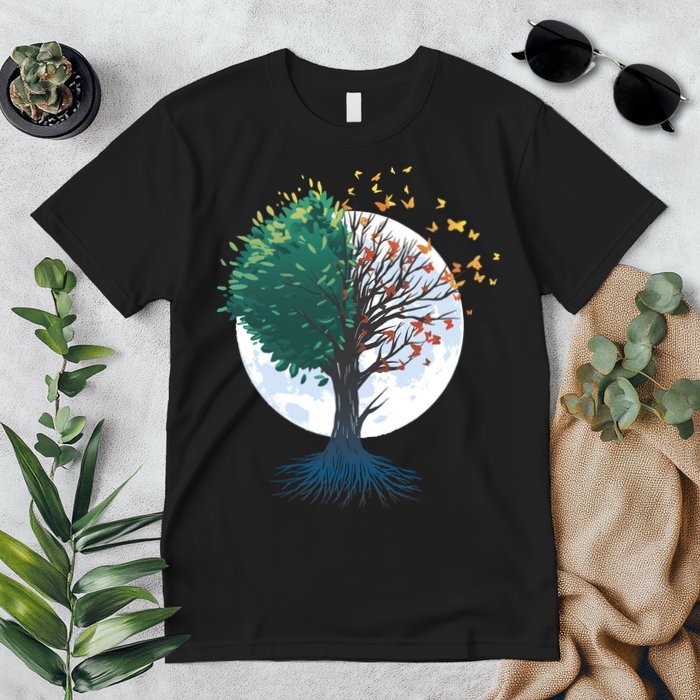 Tree Of Butterflies Premium T-Shirt