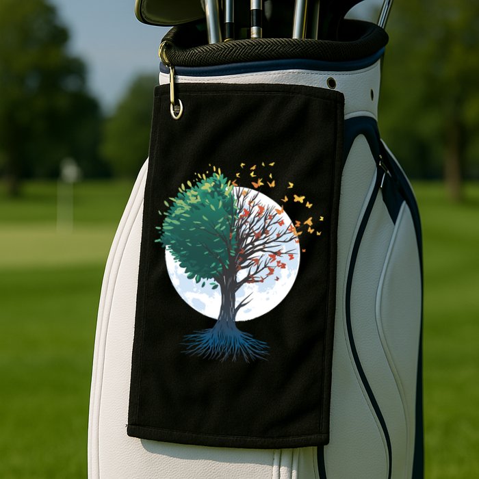 Tree Of Butterflies Golf Towel