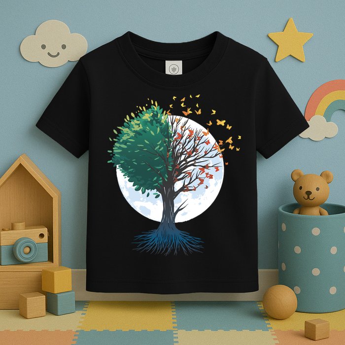 Tree Of Butterflies Toddler T-Shirt