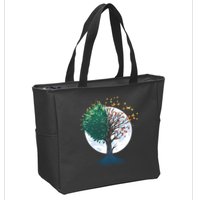 Tree Of Butterflies Zip Tote Bag