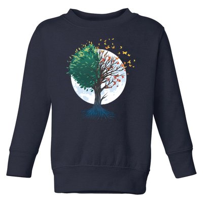 Tree Of Butterflies Toddler Sweatshirt