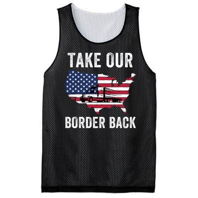 Take Our Border Back I Stand With Texas Truck Convoy 2024 I Support Texas 2024 Mesh Reversible Basketball Jersey Tank